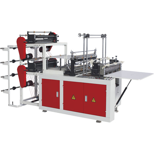 Four layers of heat sealing and cold cutting bag making machine